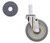 Metro 5MDA Super Erecta Stem Caster Swivel 5" Dia. 1-1/4" Face 250 Lbs. Capacity High Modulus Donut Wheel Tread