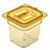 Carlisle 3088513 2.5 Qt. 1/6 Size Capacity Polyether Sulfone Amber Storplus High Heat Hot Food Pan