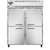 Continental Refrigerator 2RENHD 57" W Two-Section Solid Door Reach-In Extra-Wide Refrigerator