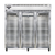 Continental Refrigerator 3F-SS-GD 78" W Three-Section Glass Door Freezer - 115 Volts