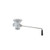 T&S Brass B-3952-M Waste Valve twist handle 3-1/2"