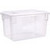 Carlisle 1062407 21 1/2 Gal. Polycarbonate Clear Storplus Food Storage Box