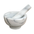 Winco MPS-42W 4-1/2" Dia Marble Mortar and Pestle Set (1 Set)