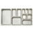 Winco SPJM-202 Steam Table Pan 1/2 Size