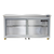 Continental Refrigerator SW60NSGD-U 60"W Two-Section Glass Door Undercounter Display Refrigerator