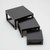 American Metalcraft AWRSP 10.25" Square Black Wood Riser Set
