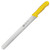 Winco KWP-121Y 12" Wavy Edge Slicer Knife with Polypropylene Handle