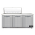 Continental Refrigerator D72N18M-FB 72" W Three-Section Three Door Designer Line Mighty Top Sandwich Unit