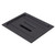 Cambro 20CWCH110 Camwear 1/2 Size Black Food Pan Cover - 6/Case