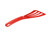 Matfer Bourgeat 112422 ExoGlass 12" L High Temp Slotted Pelton Spatula - Red