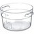 Carlisle 1076307 2 Qt. Clear Round StorPlus Food Storage Container
