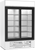 Beverage Air MMR45HC-1-W 52" W Two-Section Glass Door MarketMax Refrigerated Merchandiser