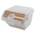 Winco IB-2S 2 Gallon Plastic Hinged Shelf Ingredient Bins