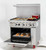 Migali C-RO2B-24GL-NG 36" Natural Gas Range with Griddle - 125,000 BTU