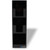 San Jamar L2202 Black Polystyrene 5-1/2"L x 13"W x 18-3/4"H Lid & Straw Tower