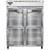 Continental Refrigerator 2RESNGDHD 57" W Two-Section Glass Door Reach-In Extra-Wide Refrigerator