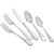 Winco 0021-06 6-3/4" Stainless Steel Salad Fork (Contains 1 Dozen)