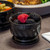 Dinex DX330003 Turnbury 9 oz. Onyx Insulated Bowl with Pedestal Base