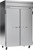 Beverage Air HRP2HC-1S 52" W Two-Section Solid Door Reach-In Horizon Series Refrigerator