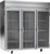 Beverage Air HRP3HC-1G 78" W Three-Section Glass Door Reach-In Horizon Series Refrigerator