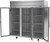 Beverage Air HRP3HC-1G 78" W Three-Section Glass Door Reach-In Horizon Series Refrigerator