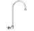 Fisher 2038 6" Swivel Gooseneck Spout Brass Faucet With Single Inlet