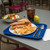 Carlisle CT101414 13.87" W x 10.75" D x 0.79"H Blue Rectangle Café Tray