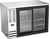 Beverage Air BB48HC-F-GS-S 48" W Two-Section Glass Door Refrigerated Food Rated Back Bar Storage Cabinet - 115 Volts