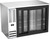 Beverage Air BB48HC-F-GS-S 48" W Two-Section Glass Door Refrigerated Food Rated Back Bar Storage Cabinet - 115 Volts