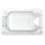 Carlisle 10339Z07 Hinged Polycarbonate Clear StorPlus EZ Access Universal Lid
