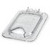Carlisle 10339Z07 Hinged Polycarbonate Clear StorPlus EZ Access Universal Lid
