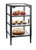 Cal-Mil 22023-14-13 14"W x 14"D x 26"H White Acrylic Monterey Display Case