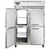 Continental Refrigerator 2RNPTHD 52"W Two-Section Solid Door Refrigerator