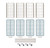 Metro PR48VX4 Metromax I Mobile Drying Rack Unit 48"W 4-Tier (4) 63" Mobile Posts