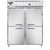 Continental Refrigerator D2RFENHD 57" W Two-Section Solid Door Reach-In Designer Line Refrigerator/Freezer