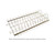 Metro XTR2460XEA 17 Pans Mounts On 60" W Taupe Epoxy Coated Wire Pan Drying Rack