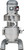 Hobart 60 Qt. HL600-2STD Legacy Planetary Floor Mixer - 2.7 HP