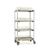Metro PR36VX4-XDR Metromax I Mobile Drying Rack Unit With Drip Tray 36"W x 68"H 4-Tier