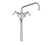 Fisher 52760 6" Swing Spout Deck Mount Stainless Steel Single Hole Faucet