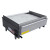 Adcraft BDCTG-36T 36" W Countertop Black Diamond Thermostatic Gas Griddle - 90,000 BTU