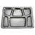 Winco SMT-2 15.5"W Rectangle Stainless Steel Mess Tray
