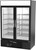 Beverage Air MMR49HC-1-B 52" W Two-Section Glass Door MarketMax Refrigerated Merchandiser