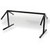 Carlisle 972003 48"W Black Portable Sneeze Guard