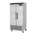 Turbo Air TSR-35SD-N6 39.5" W Two-Section Solid Door Reach-In Super Deluxe Refrigerator