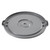Winco PTCL-44-2 Gray Plastic Flat Lid for PTC-44G - 6 Each per Case