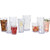 Dinex DX580807 8 Oz. Clear SAN Plastic Faceted Shape Louis Tumbler (72 Each Per Case)