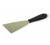 Matfer Bourgeat 112722 Triangle Spatula/Scraper 9-3/4" Length Rigid Blade Beveled CutTing Edge Stainless Steel