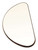 Lakeside 282
 24"
 Glass
 Black
 Half Round
 Mirror Tray
