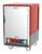 Metro C535-MFS-L C5 3 Series Red Half-Size Insulated Moisture Heated Holding & Proofing Cabinet with Solid Doors and Lip Load Slides - 120 Volts