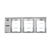 Continental Refrigerator BB90SNSSGDPT 90"W Glass Door Refrigerated Back Bar Cooler